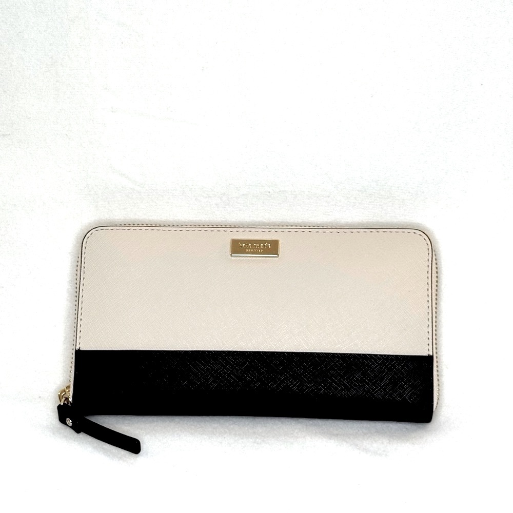 Kate Spade in Elegant Black and Cream Women's Wallet